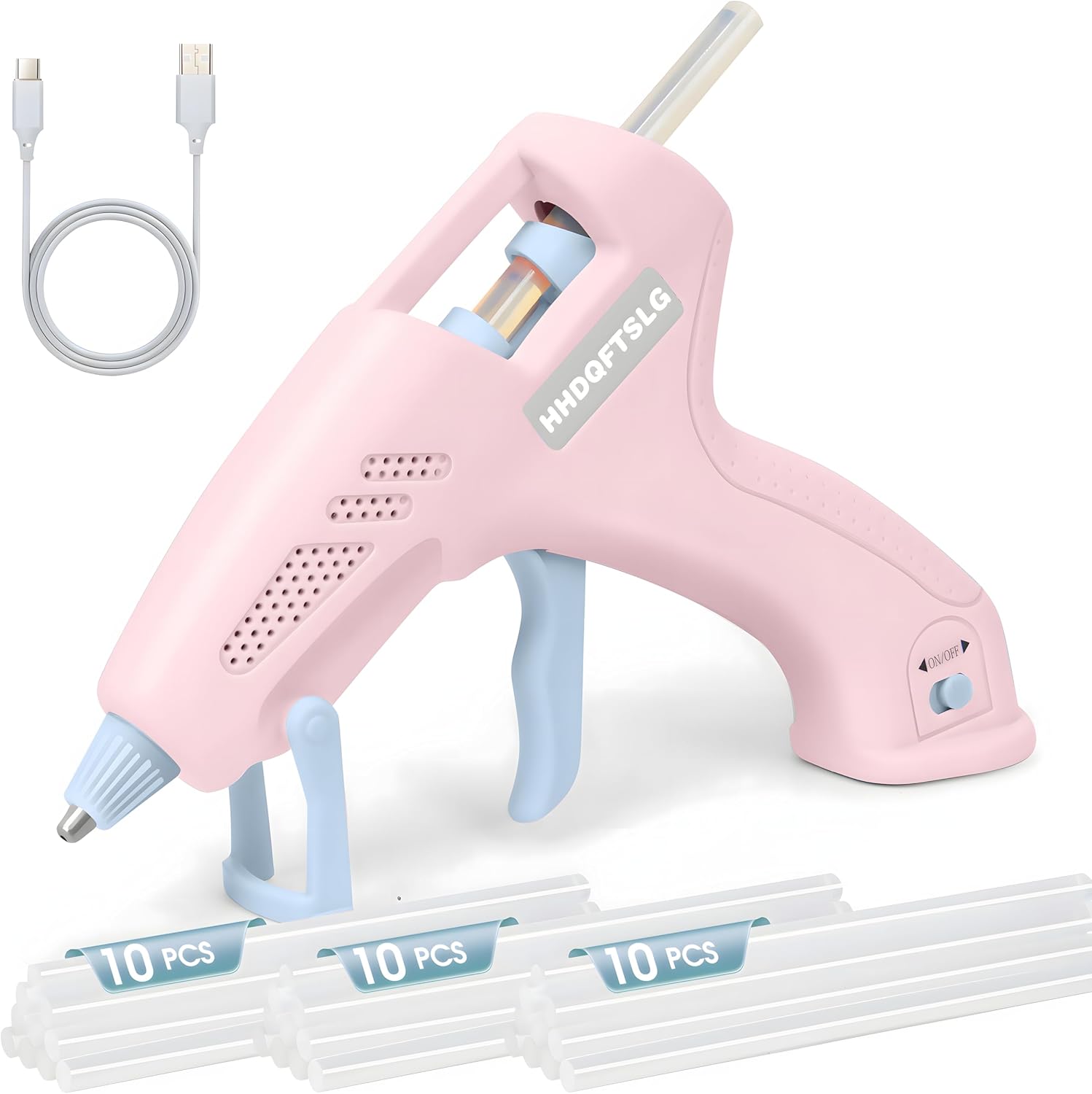 Hot Glue Gun with 30 Glue Sticks