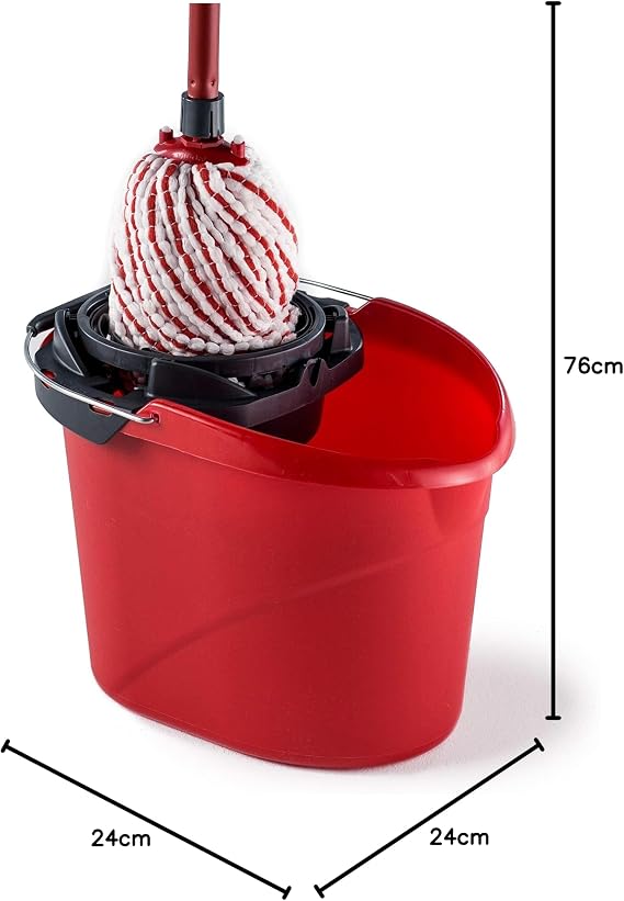 Vileda Supermocio Cleaning Kit, Red for All Surfaces