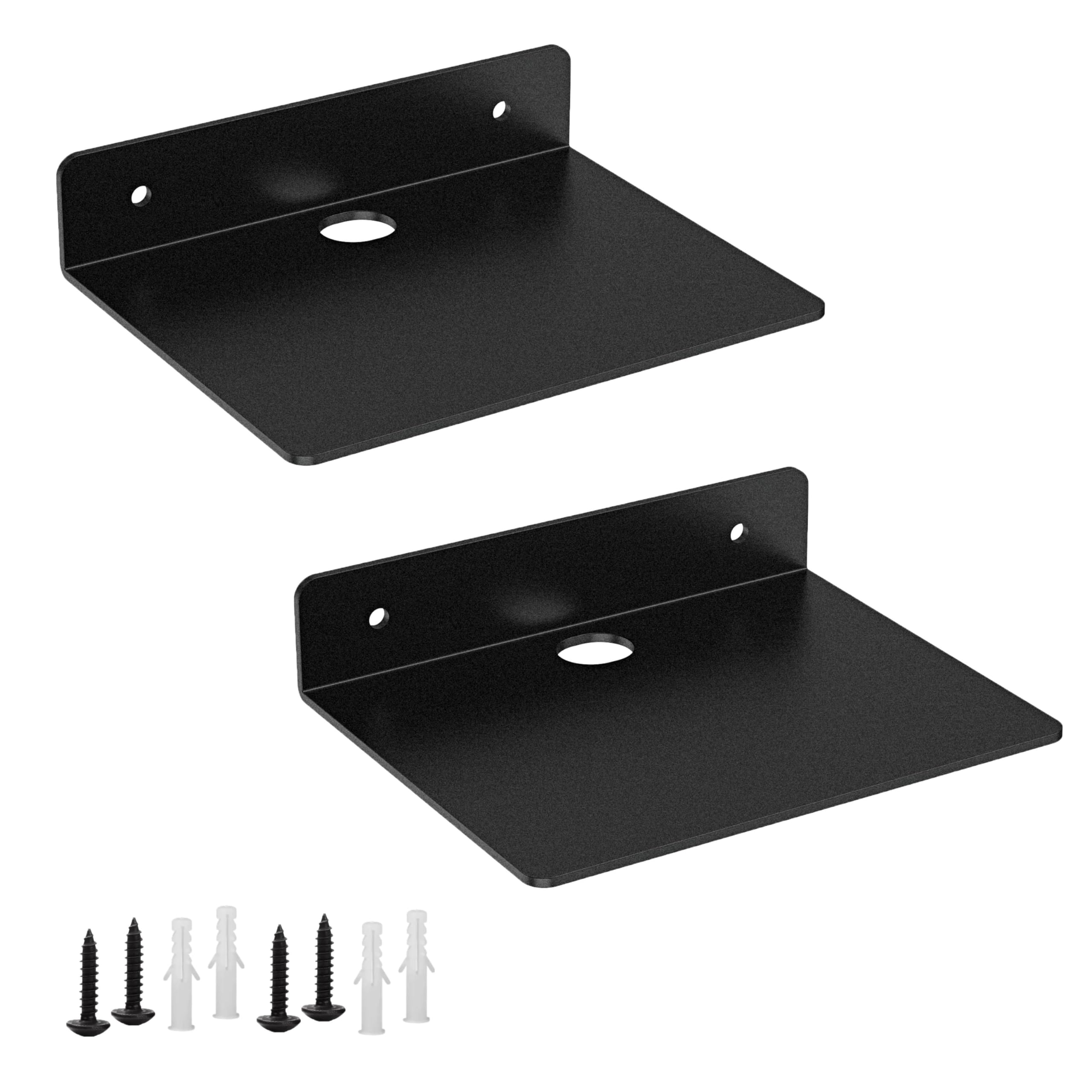 Small Metal Wall Shelves - Floating Shelf for Speakers -11