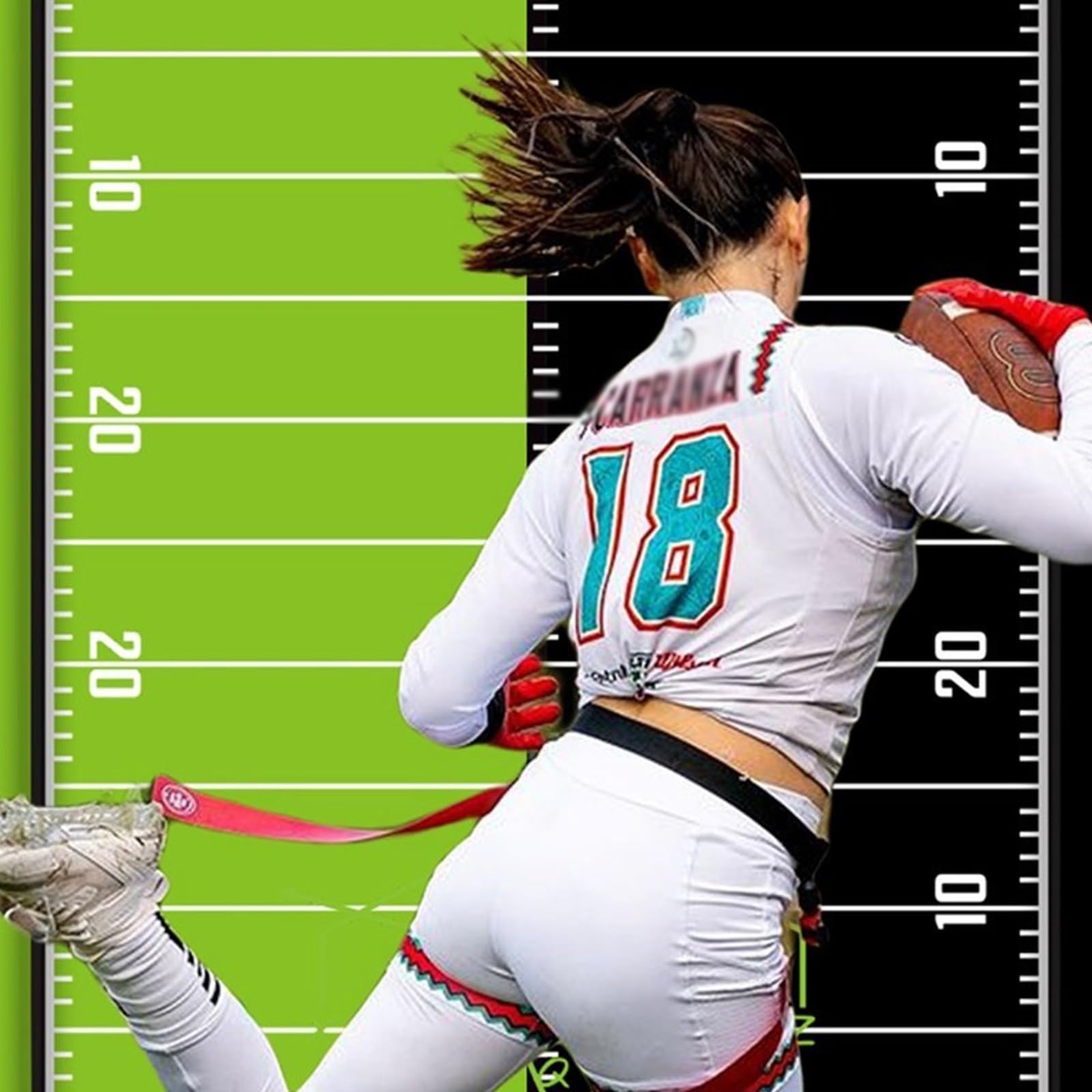 Pizarra Táctica LCD para Flag Football, Pizarra de Entrenador Flag Football