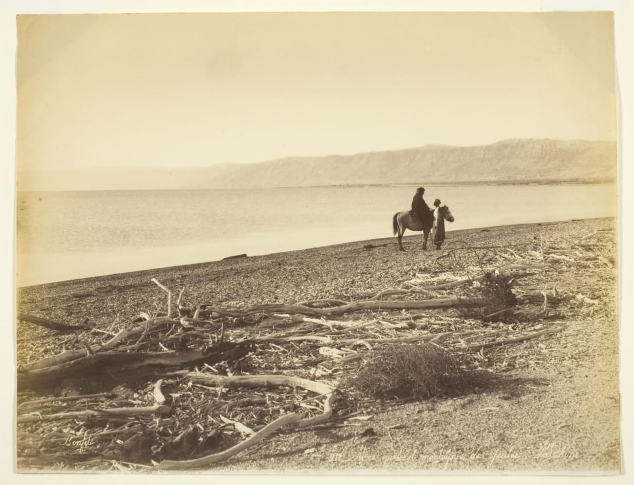 POSTERIIk Famous Animal Posters Vintage Picture Dead Sea and Judean Mountains Palestine by Félix Bonfils Modern Wall Decor for Home Decor 60x90cm