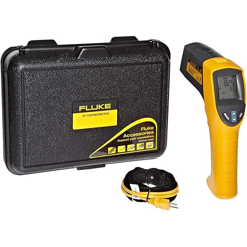 Fluke - 561CAL 561 HVAC Pro Infrared Thermometer, 2 AA Battery, -40 to +1022 Degree F Range with a NIST-Traceable Calibration Certificate with Data