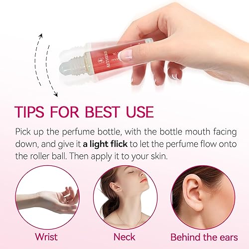 Miniatura 6 de AETHERIS - Perfume de feromonas para mujer, aroma floral afrutado, fragancia con aroma dulce de larga duración, perfume mejorado para mujer, diseño