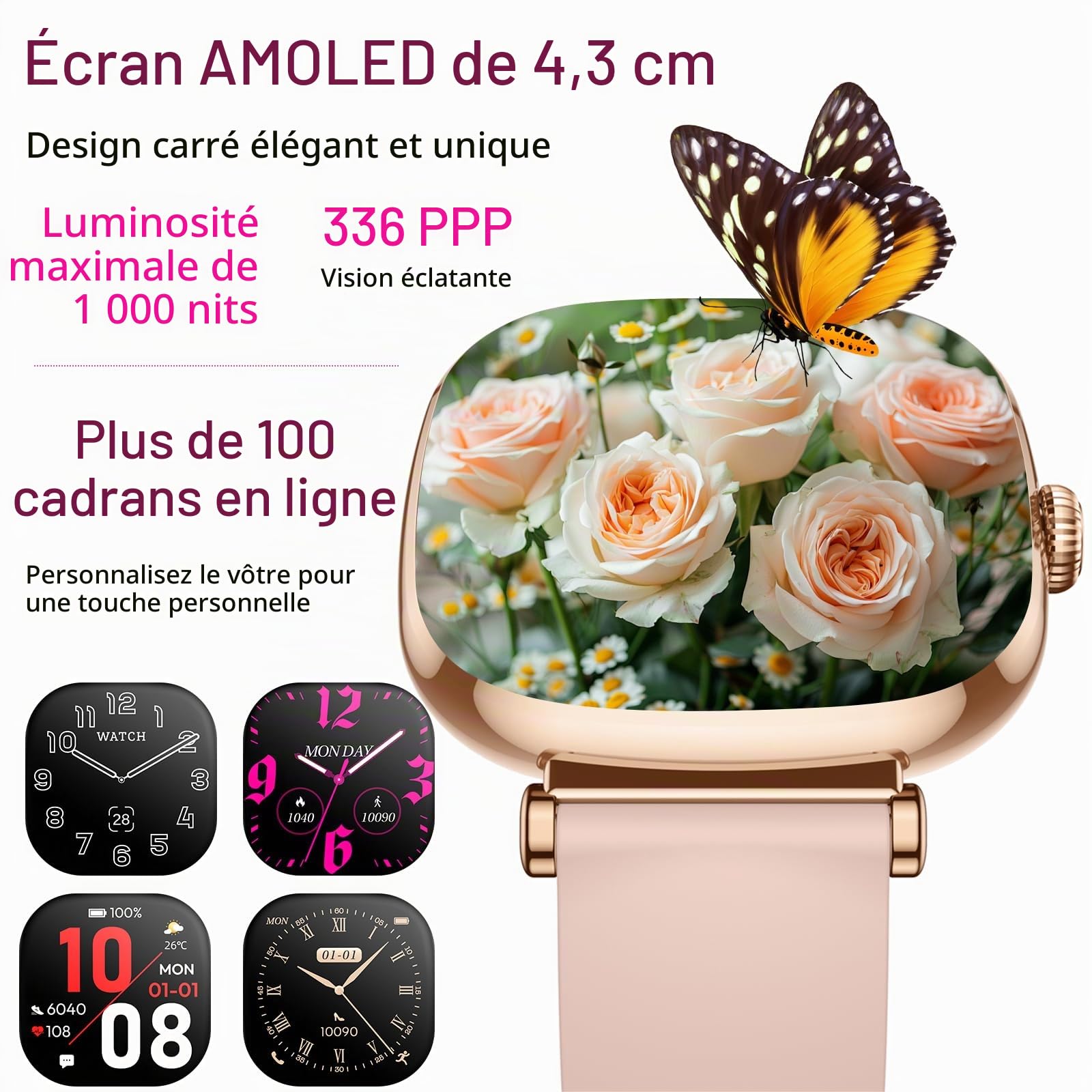 Marsyu 2026 Montre Connectée Homme pour Android/iOS