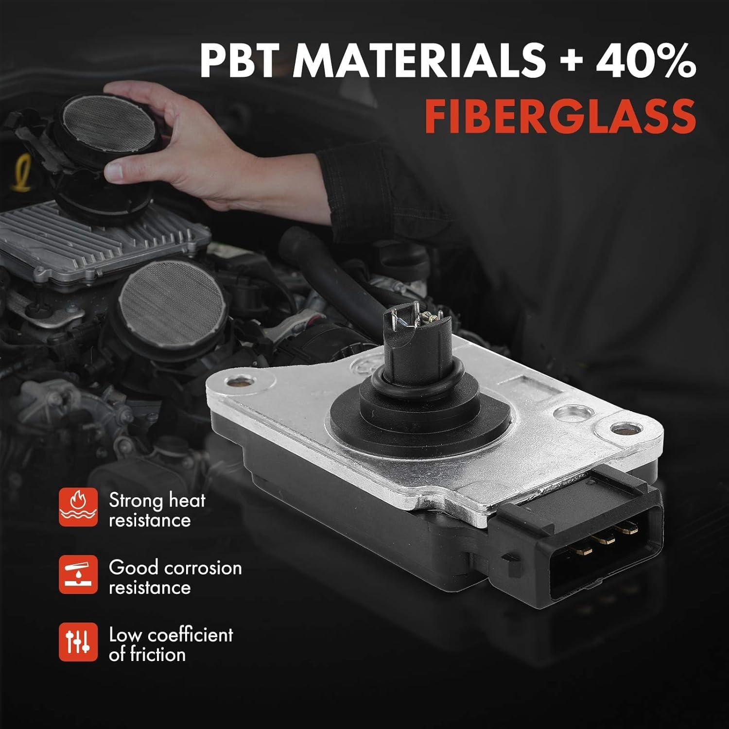 A-Premium Mass Air Flow MAF Sensor Without Housing Compatible with Isuzu Amigo 1989-1992 Impulse 1985-1989 Pickup 1988-1992 Rodeo 1991-1992 Trooper 1988-1991