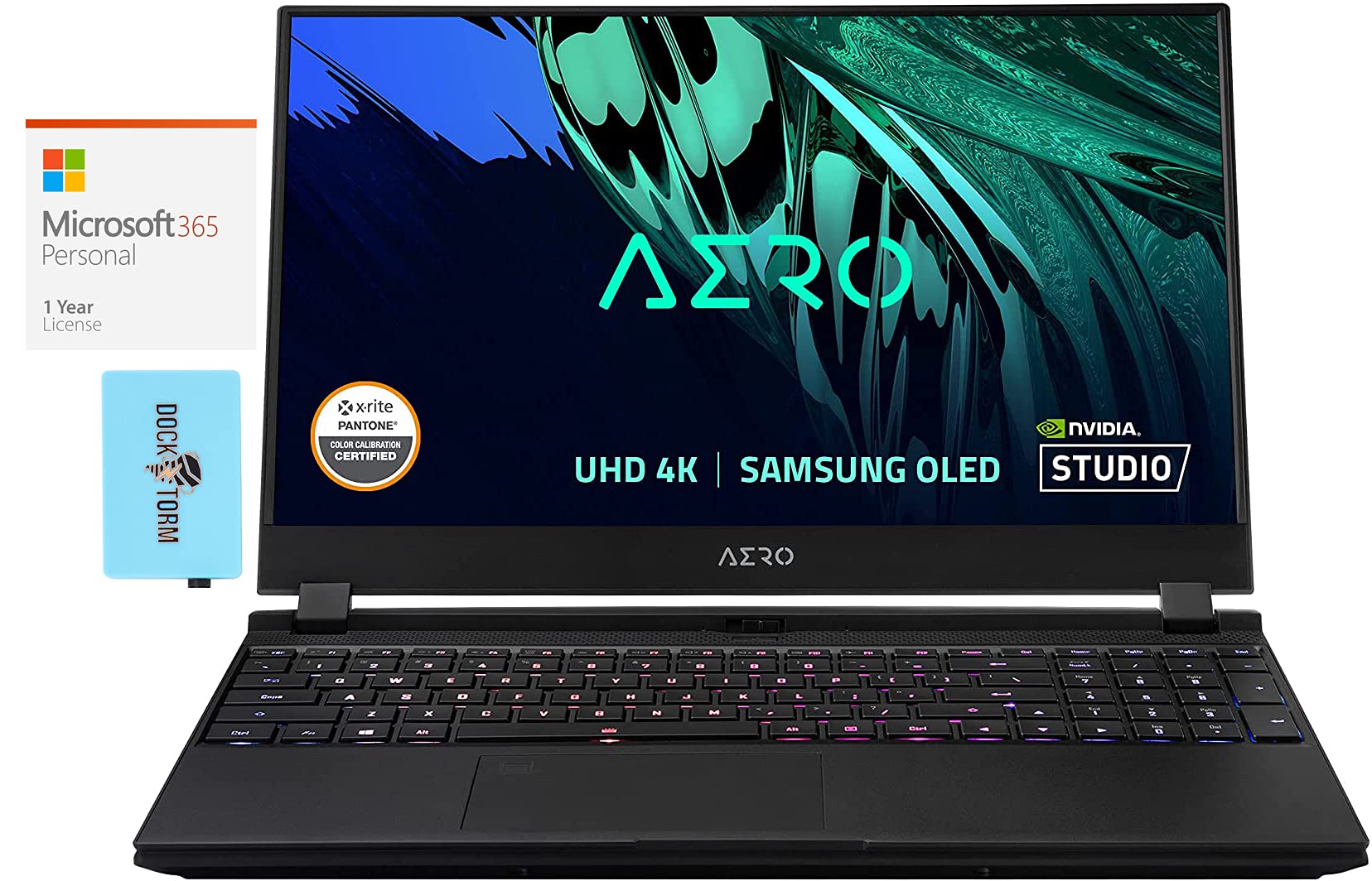 Gigabyte AERO 15 OLED Gaming & Entertainment Laptop (Intel i7-11800H 8-Core, 16GB RAM, 512GB m.2 SAT