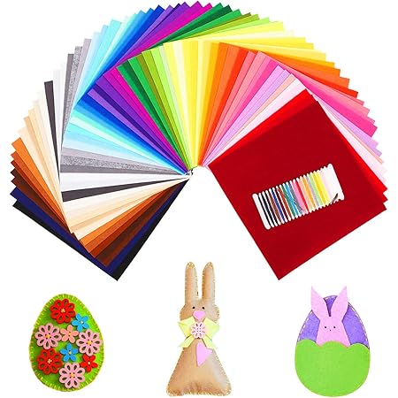 Capaneus Bastelfilz Set - 15 Stück 2mm Filzplatten 20x30cm In Braun & Weiß