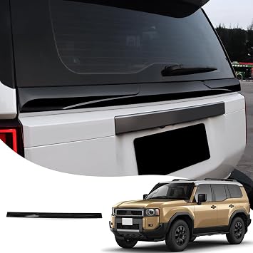 Car Rear Spoiler Decoration Suitable for 2024 2025 2026 Toyota Land Cruiser 250 1958 Prado Lc250 J250 Trunk Lid Fender Tail Wing External Modification Accessories Middle Wing Black