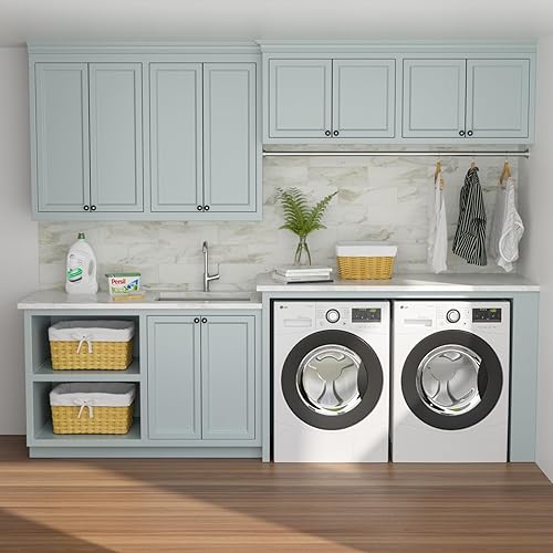 Miniatura 8 de Fregadero de lavandería de 21 pulgadas, calibre 16, acero inoxidable, cuenco individual de 12 pulgadas de profundidad debajo de la encimera, hecho a