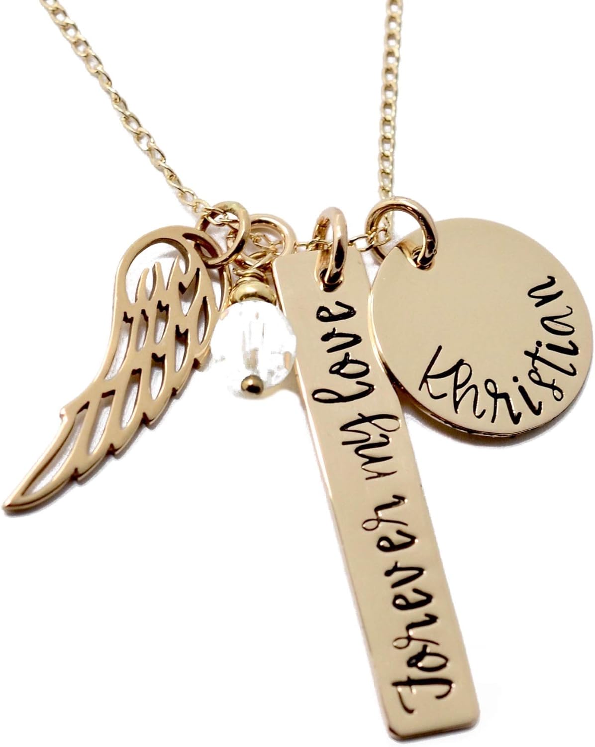 14k Gold Filled Memorial Necklace, Mother's Remembrance Necklace, Present for Her