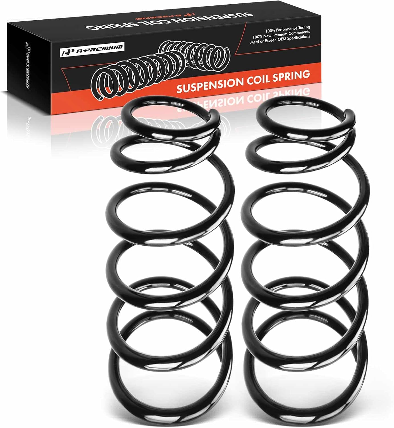 A-Premium Front Coil Springs Compatible with Ford Ranger 1989-1997 & Mazda B2300 B3000 B4000 1994-1997, Driver and Passenger Side, 2-Pack