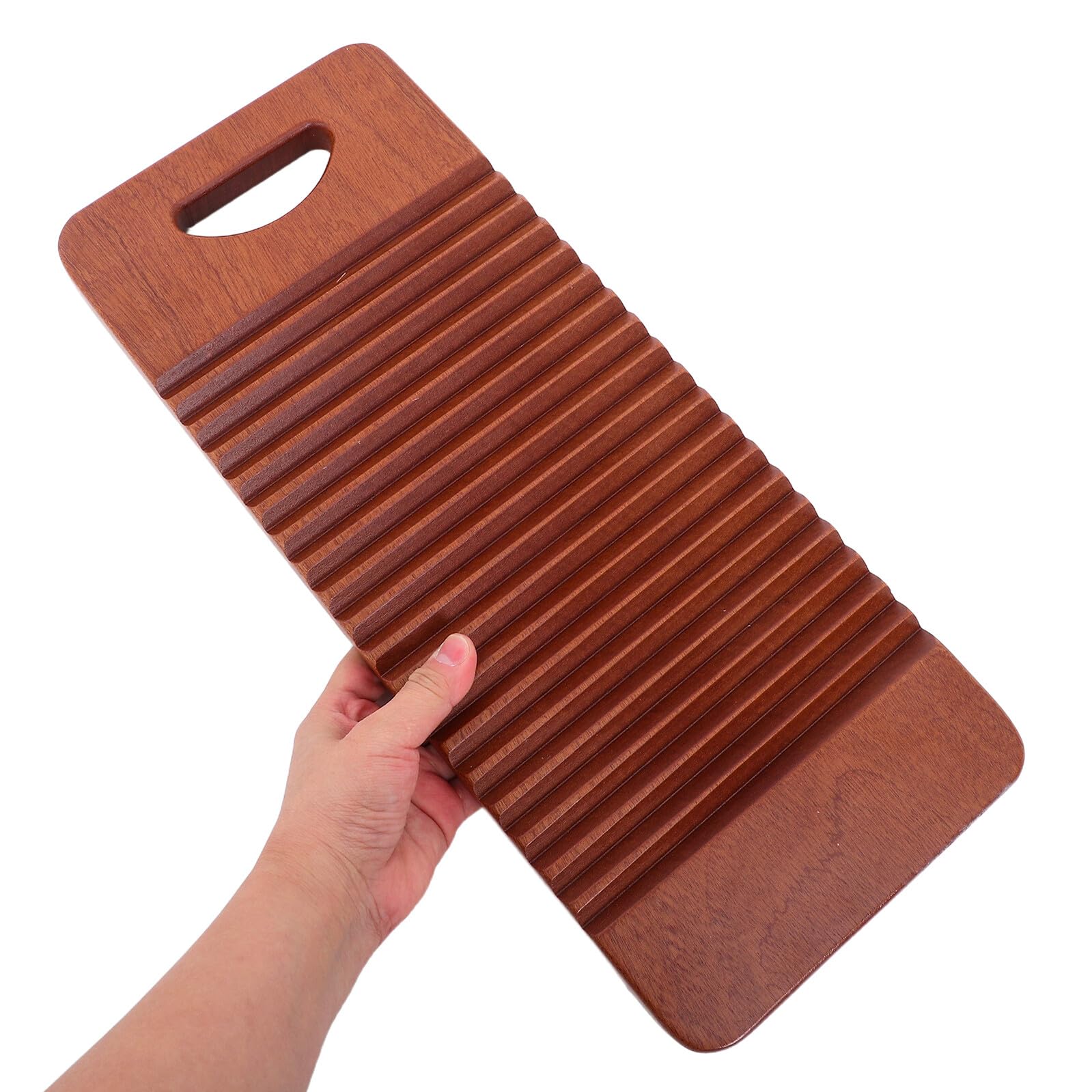 Tabla Lavar Manual de Madera de Acabado Liso sin Astillas Mejora Eficiencia Lavado Ropa Uso Doméstico y Lavandería