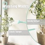 Watering Can for Indoor Plants, Small Watering Cans for House Plant Garden Flower, Long Spout Water Can for Outdoor Watering Plants 1.8L 60oz 1/2 Gallon (Green)