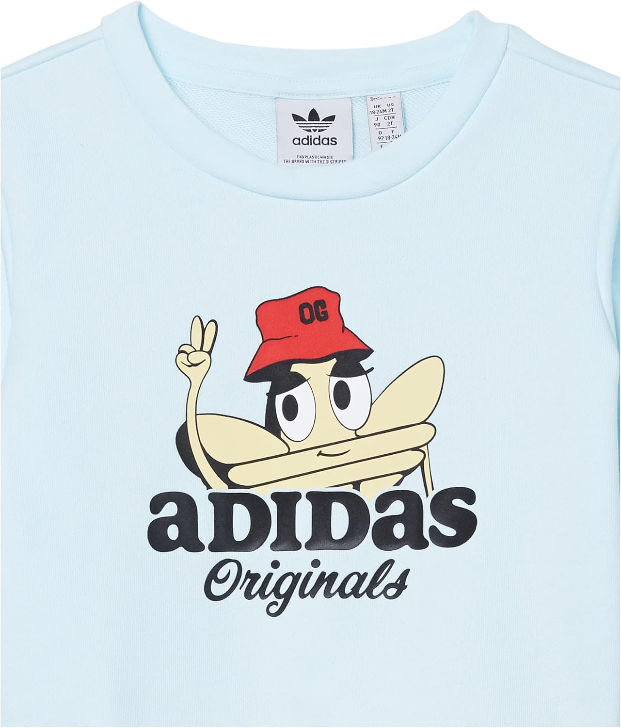 adidas Originals baby-boys Trefoil Crew Set