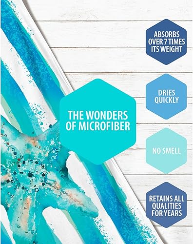 Miniatura 3 de VENTURE 4TH Toalla de playa de microfibra secado rápido, compacta, sin arena, absorbente, a prueba de arena y ligera, perfecta para camping, playa y