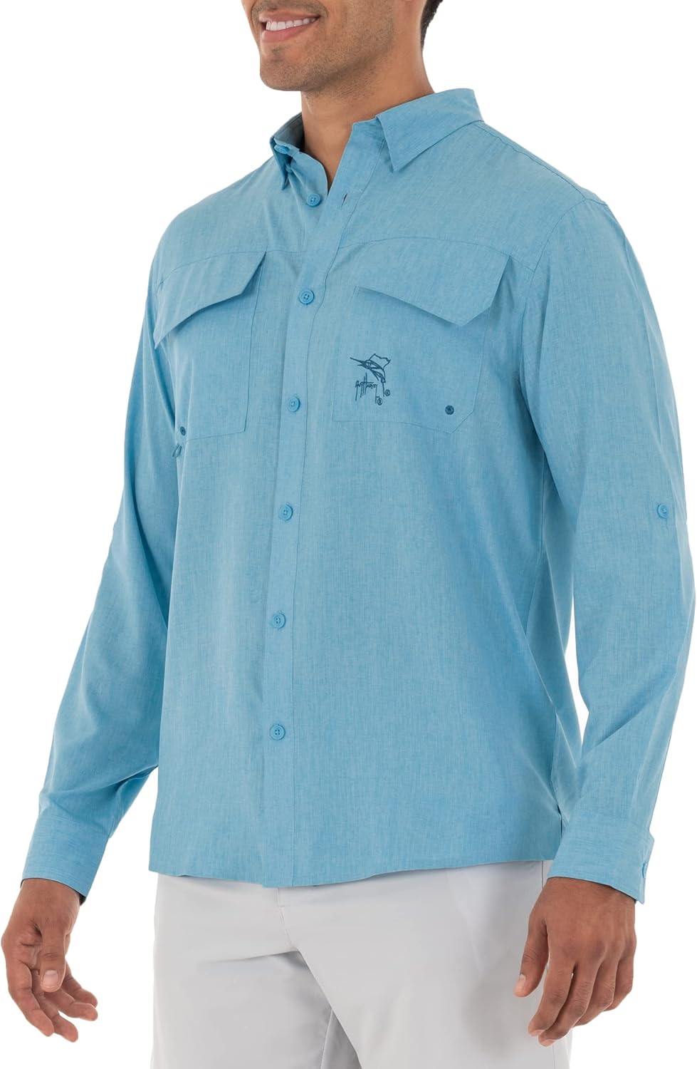 Guy Harvey Men's Long Sleeve Performance Fishing Shirt - Image 7