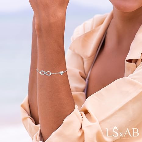Braccialetto da donna in argento 925 con ciondolo a forma di
