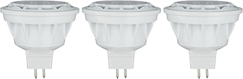Sunlite MR16LED7WFL35DIMES40K3PK LED Mr16 Reflector 7W (50W de reemplazo), base Gu5.3, 4000K blanco frío, paquete de 3,