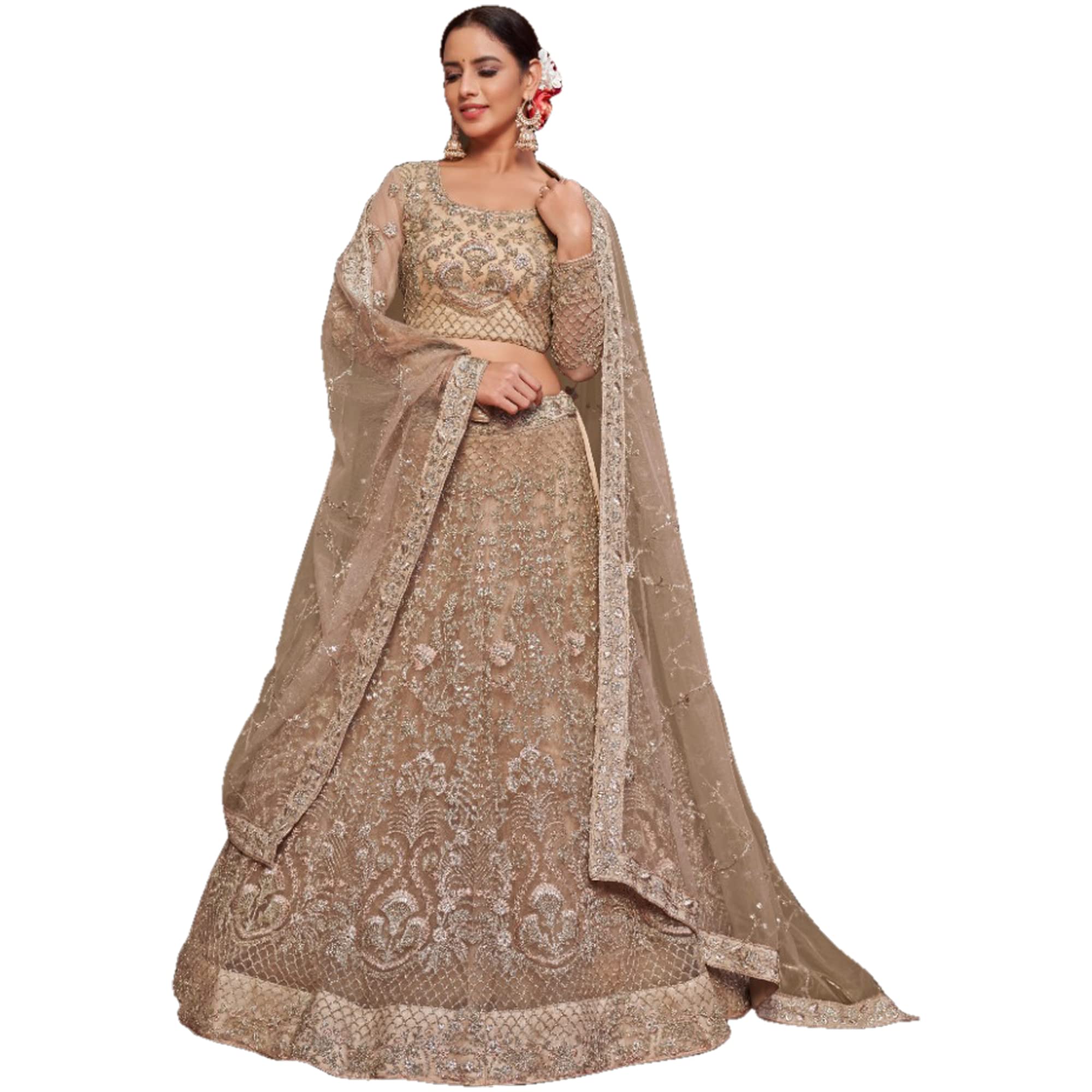Indische pakistanische Designerin Lehengha Choli Ready to Wear Sangeet Function Wear Heavy Choli