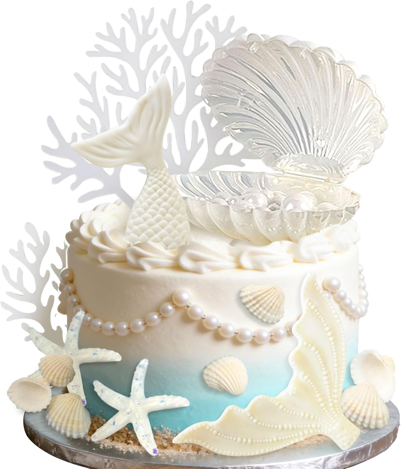 Sea Animal Cake Decoration Birthday Sea Animal Ocean Themed Cake Decoration