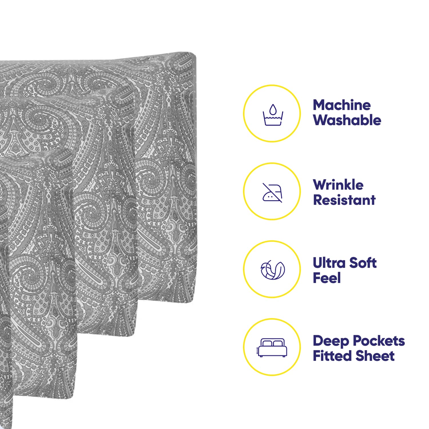 Cal King Size Bed Sheets - Image 3