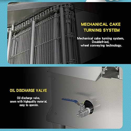 Miniatura 5 de Kolice Máquina automática de fabricación de donas de calefacción eléctrica y de gas, máquina comercial para hacer donas automática, máquina para