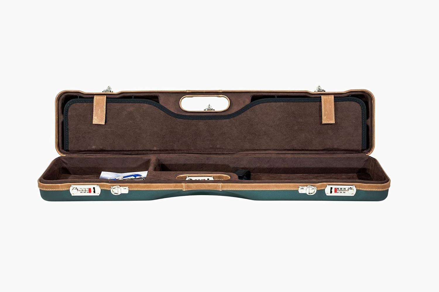 Negrini 16405 Ultra-Compact Over-Under and Side-by-Side Shotgun Hard Case – Lightweight Upland Hunting Gun Case with Locks