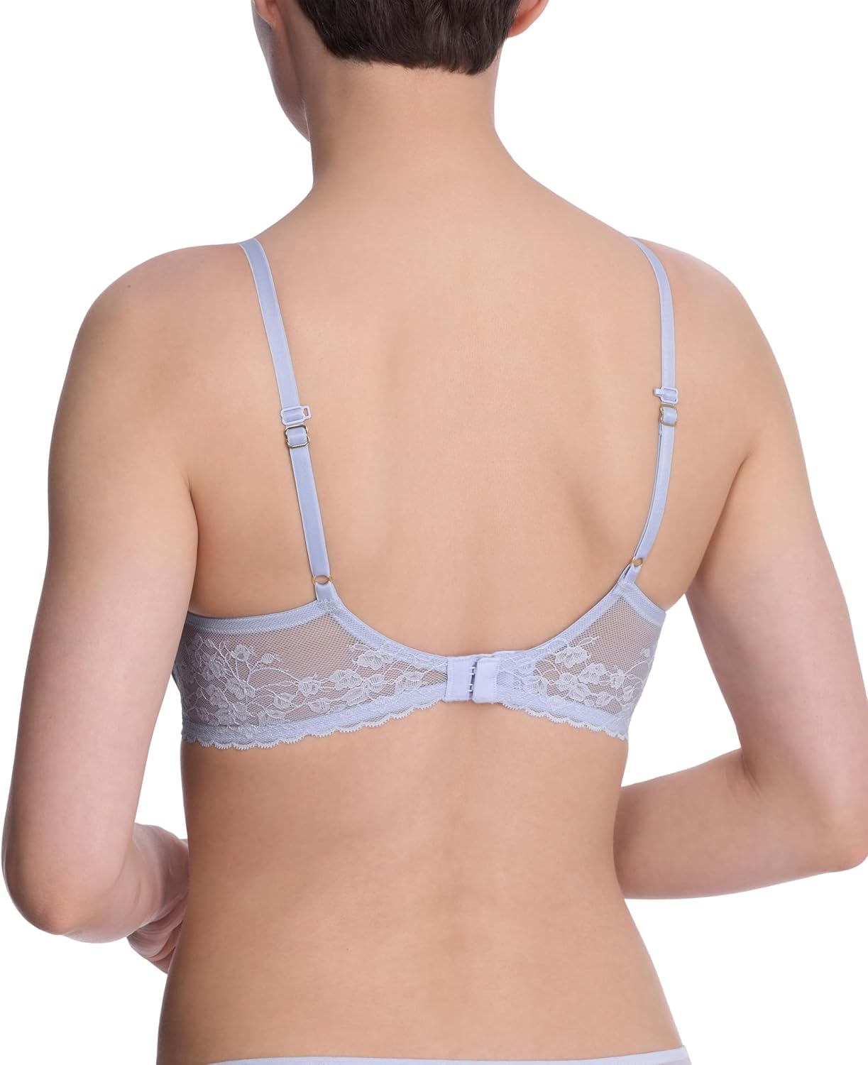 Natori Women's Cherry Blossom Convertible Contour Underwire, Glacier Blue - Image 3