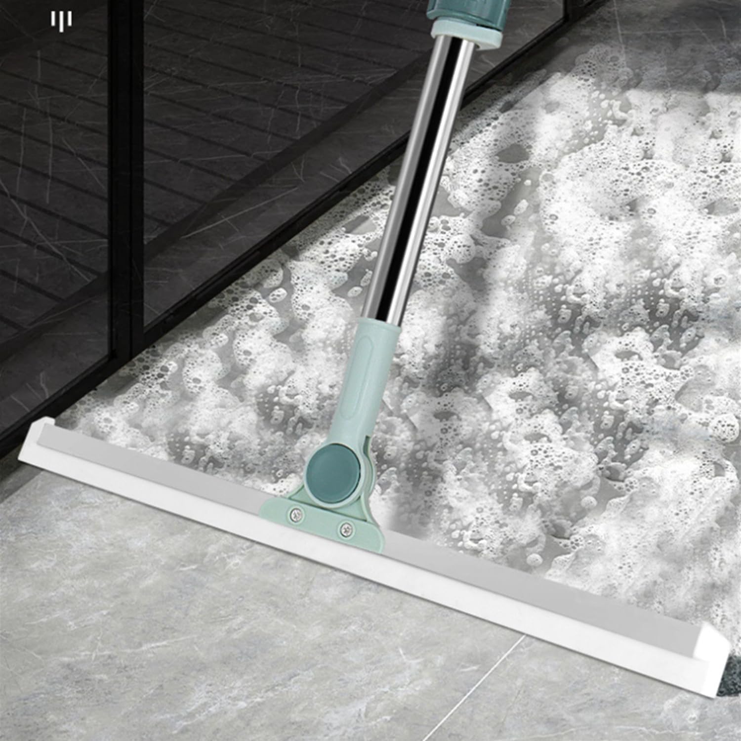 50-CM Heavy Duty Magic Broom Silicon Floor Wiper - 180-Degree Rotating Squeegee for Bathroom, Home, Garage, Tile, Marble & Glass Window Cleaning-image-10