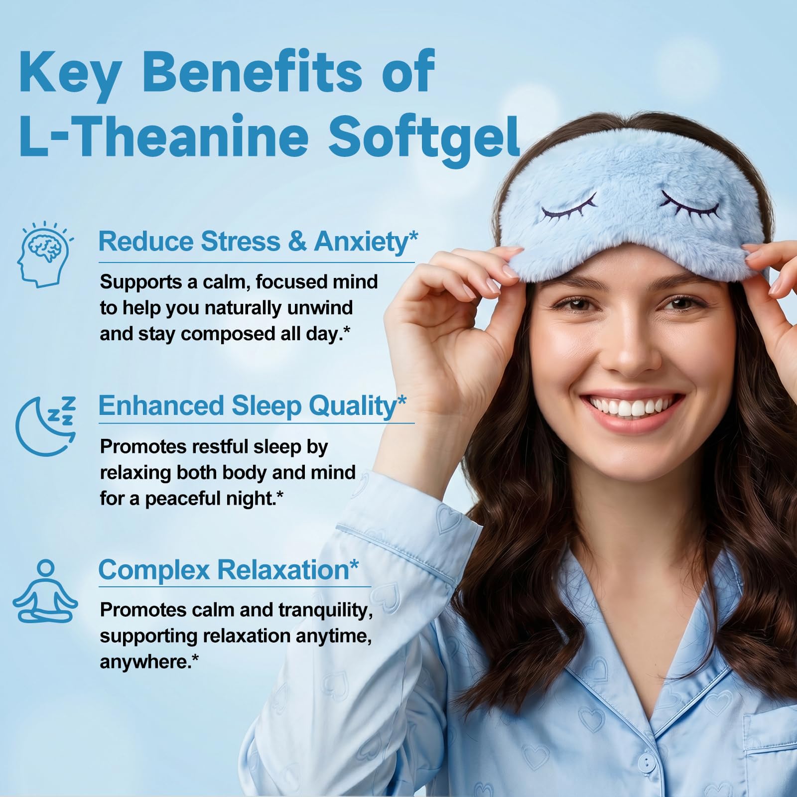 L-Theanine 400mg with Magnesium Glycinate,150 Softgels — Amazon image 4
