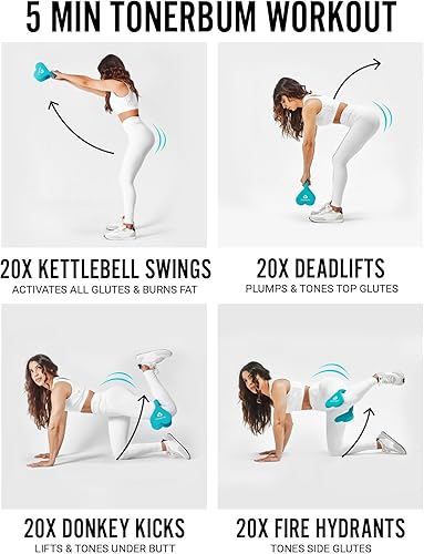 Miniatura 5 de Pesas rusas patentadas para mujeres y hombres, pesas de ejercicio con núcleo de hierro para entrenamiento de glúteos, glúteos y piernas, pesas rusas