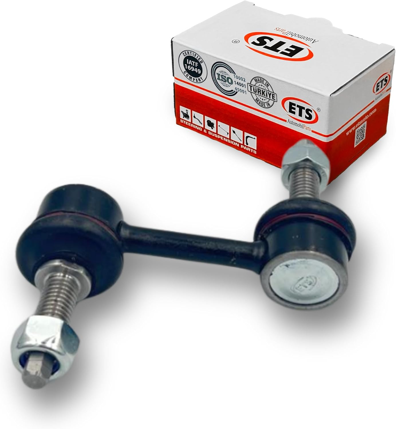 ETS 2Pc Front or Rear Stabilizer Sway Bar End Link Pair Kit K750136 Fits 2004-2009 Cadillac XLR / 1997-2013 Chevrolet Corvette