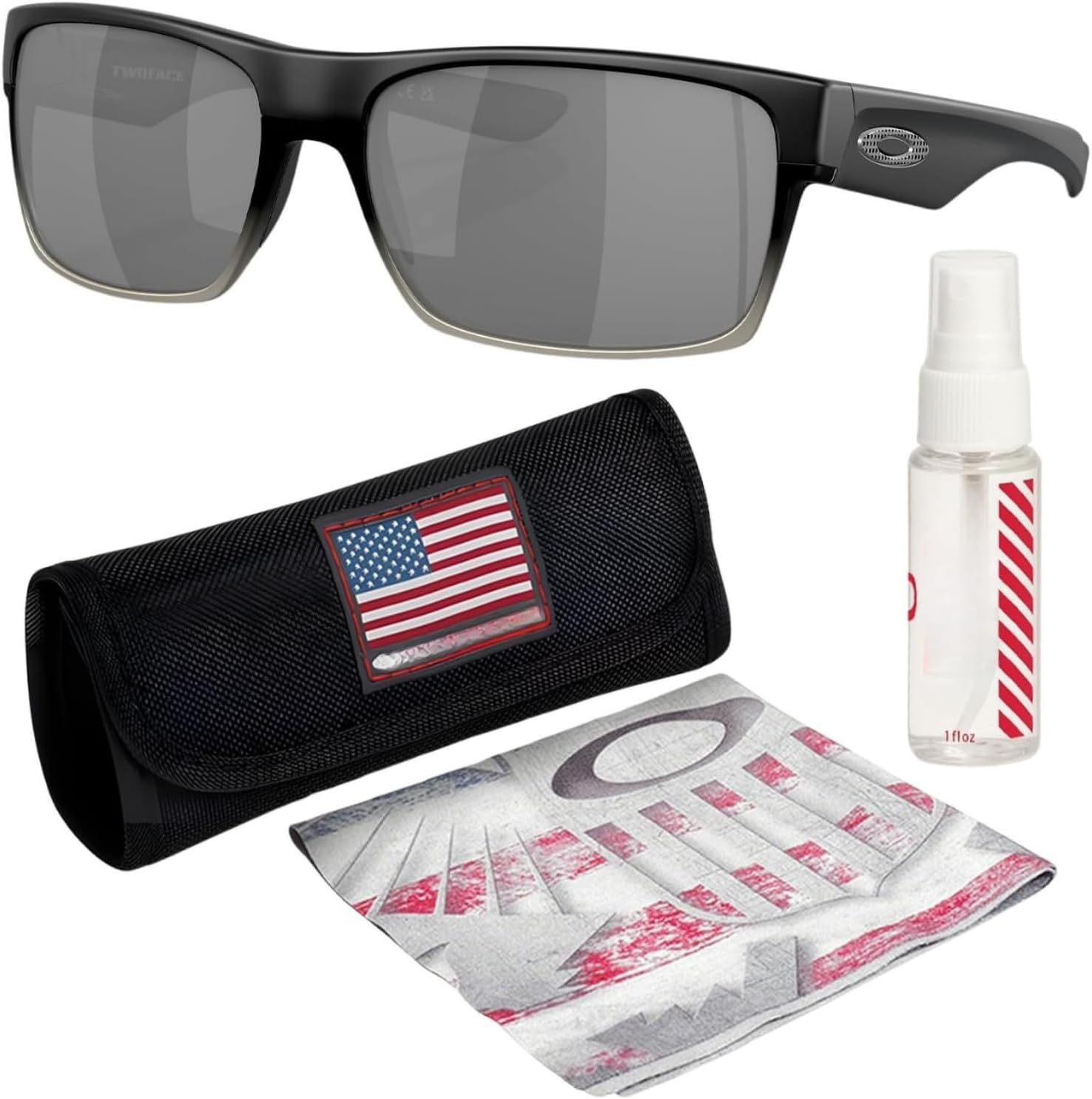 Oakley TWOFACE OO9189 Square Shape Sunglasses With Official Eyewear Kit