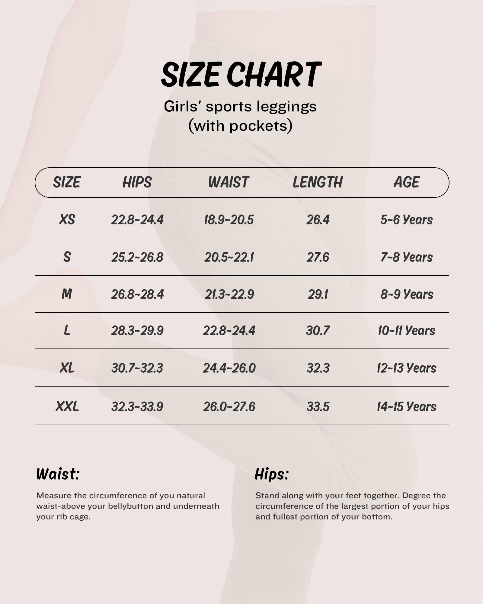 ATHVOTAR Lot de 4 leggings pour filles avec poches : pantalon taille haute pour yoga, entraînement, danse, course à pied