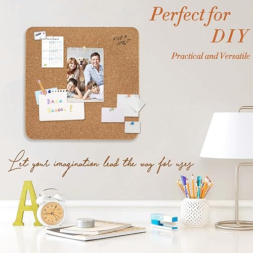 Miniatura 7 de Salvamanteles de corcho para ollas calientes y sartenes calientes, paquete de 6 salvamanteles de corcho grueso de alta densidad para platos