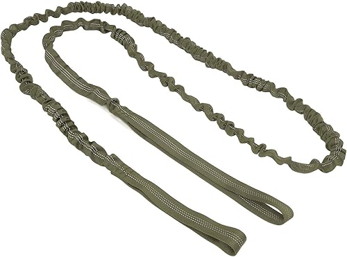 Cuerda de remolque de bicicleta para niños, duradera y cómoda, cuerda de remolque elástica para reducir la fatiga para niños (verde OD)