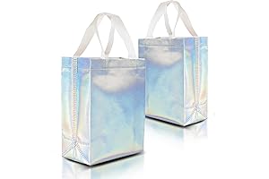Iridescent Medium Gift Totes - 12 Pack