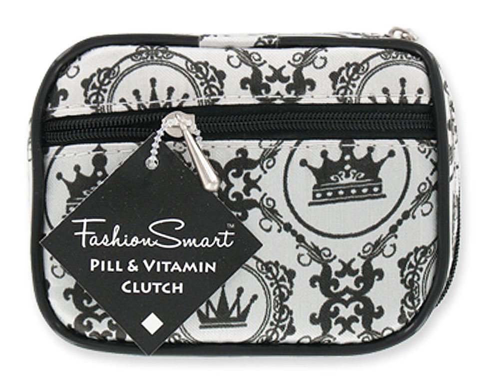 Womens Pill and Vitamin Travel Pill Box Organizer