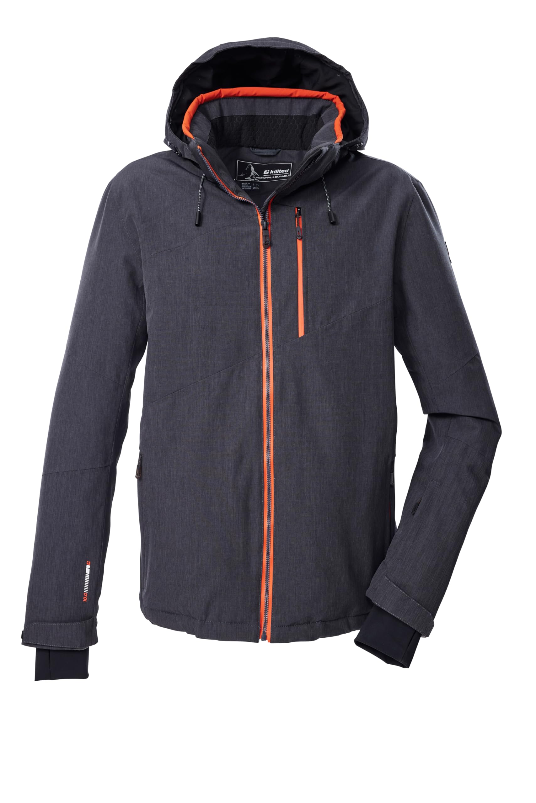 Killtec Herren Ksw 101 Mn Ski Jckt Skijacke/Funktionsjacke mit abzipbarer Kapuze und Schneefang
