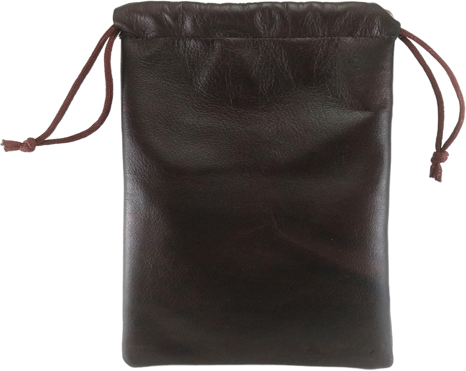 Plain Lambskin Leather Pouches without Branding for DIY Craft Packaging, Laser engravable Bulk/Whole sale Pack (Tan, L- 6" x 8" Pack of 12)