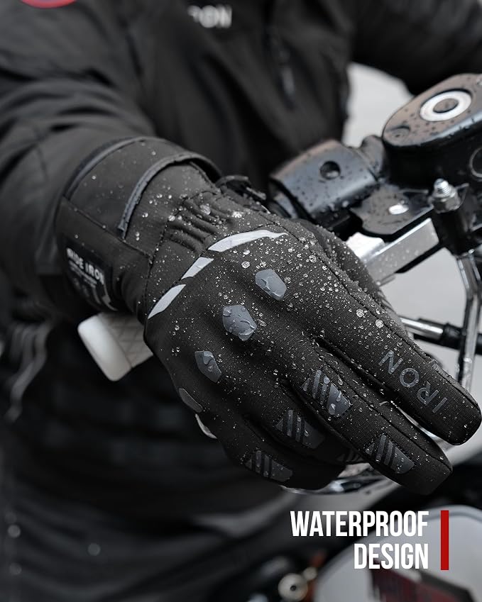 Guantes de moto impermeables térmicos RIDEIRON miniatura 6