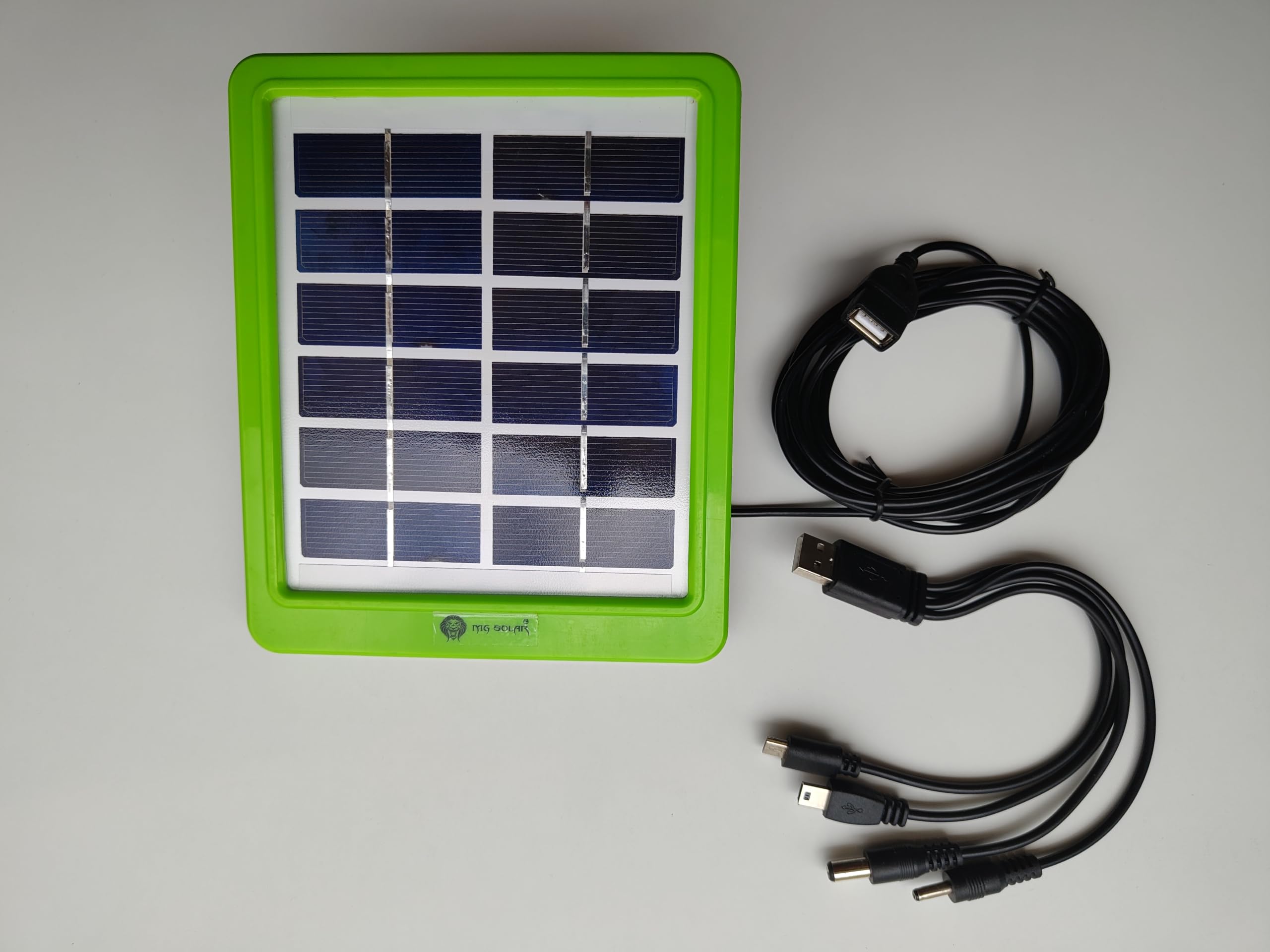 MG Solar Solar Panel with USB Cable, Green, Polycrystalline, Portable Charger for Outdoor Use-picture-18