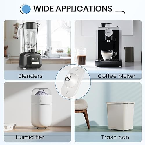 Miniatura 54 de Ruedas giratorias autoadhesivas, rodillos de electrodomésticos para electrodomésticos de cocina, mini ruedas universales giratorias de 360°, polea