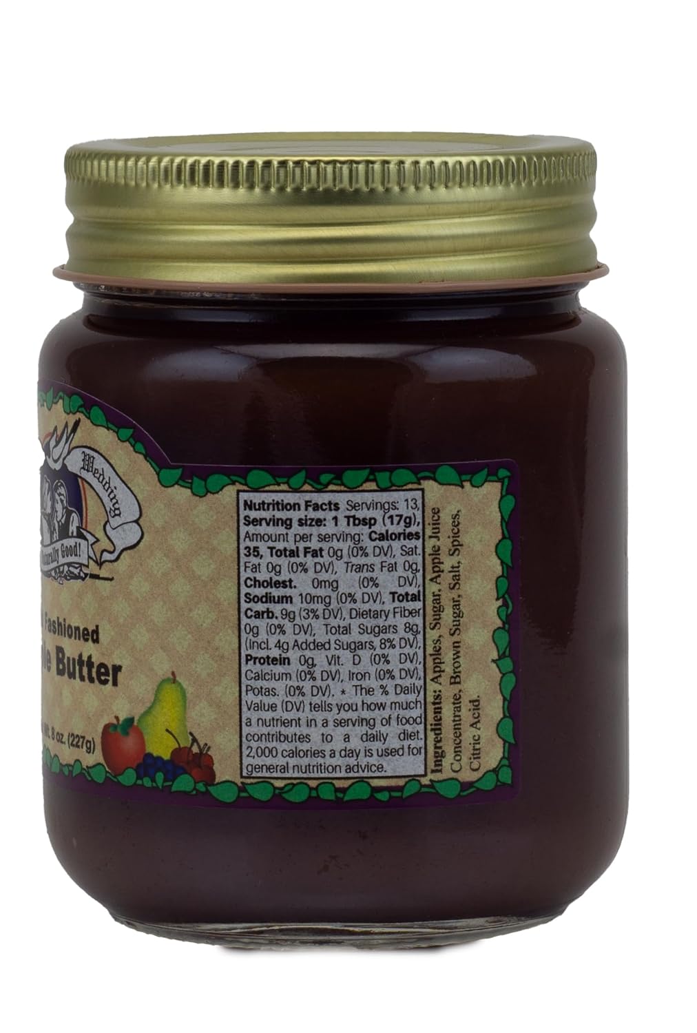 Amish Wedding Apple Butter 8oz (Pack of 2)