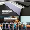 Glow Nixie Tube Clock Multifunction Electronic Digital Desktop Digit Table Clock IPS Display Picture Modern Nixie Clock