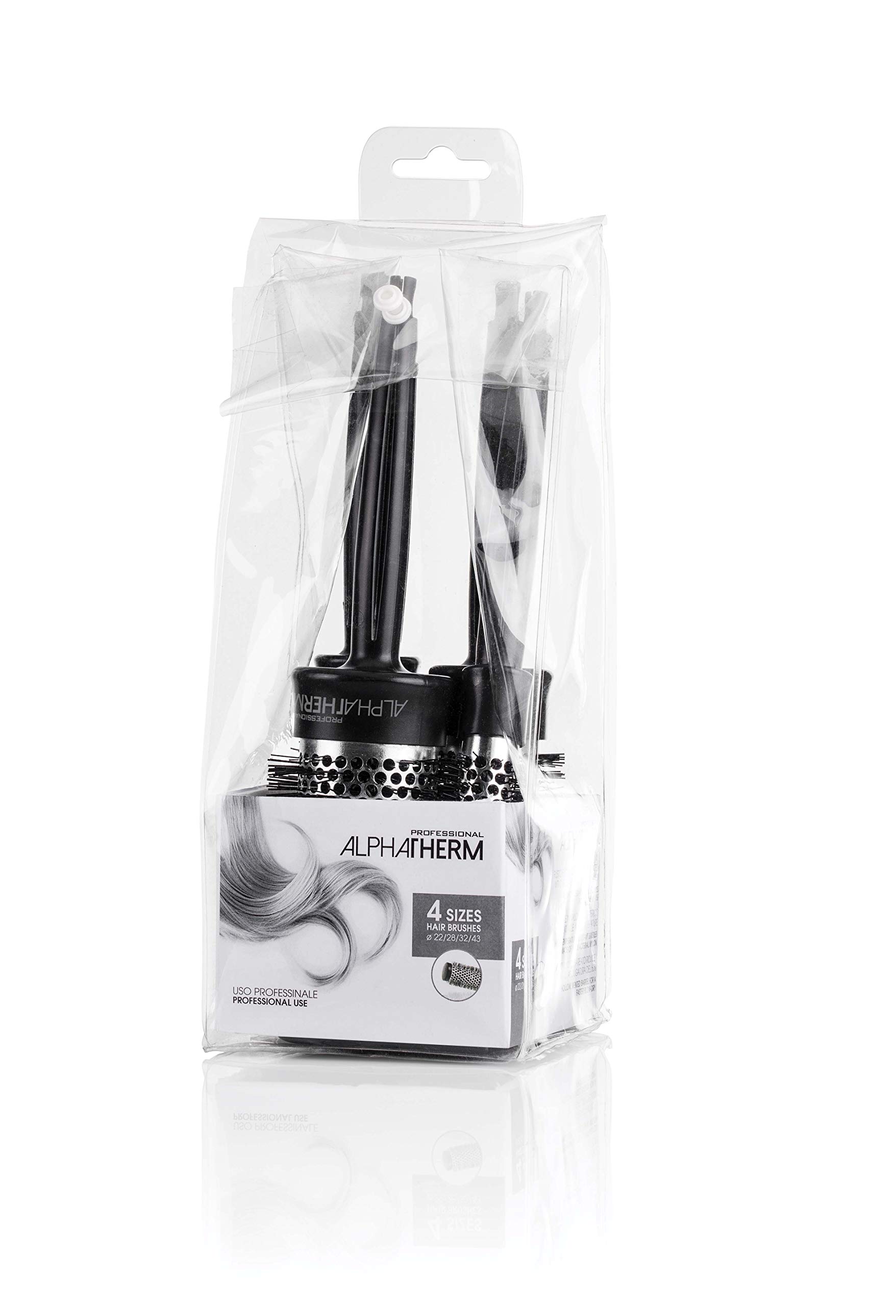 XanitaliaPro Kit Alpha Therm Thermal Brush, Black - 200 g