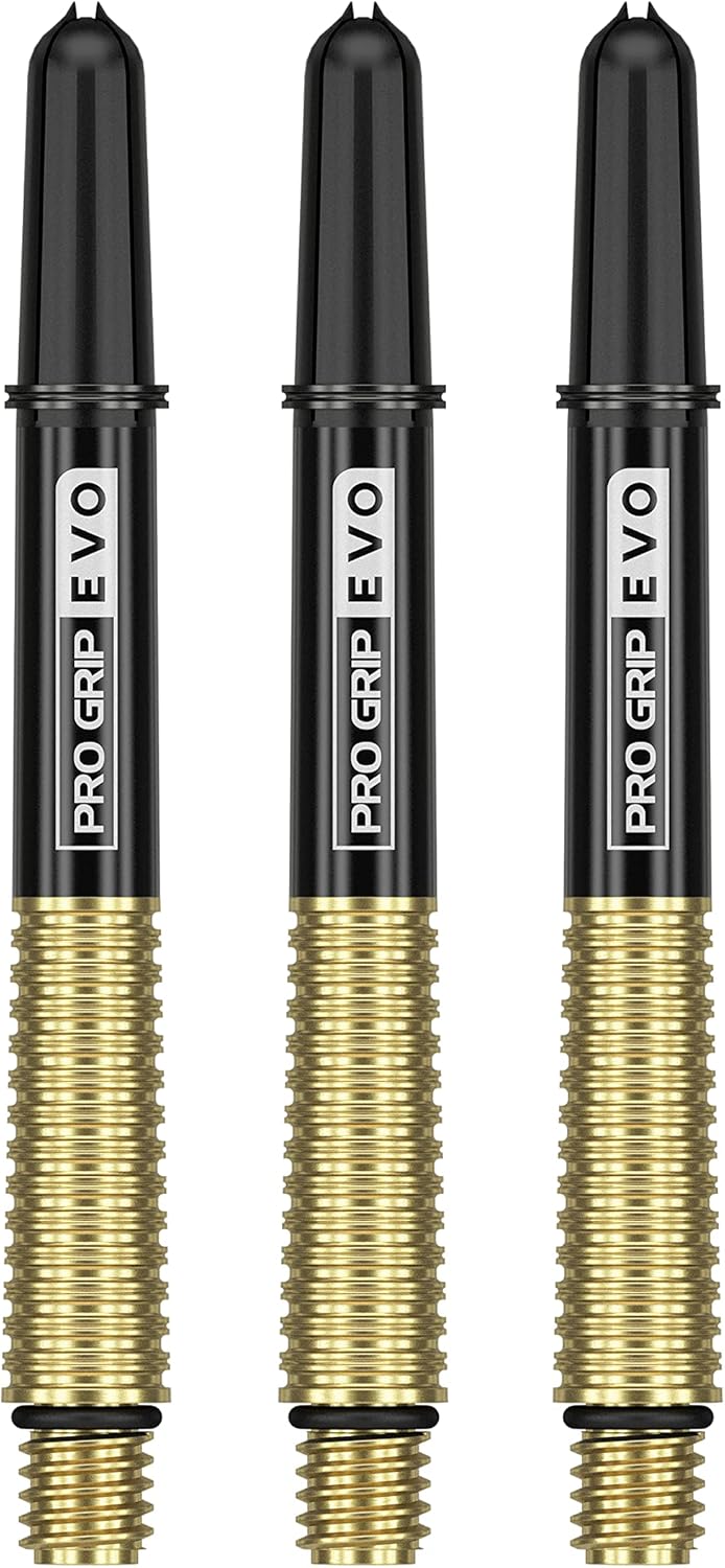 Target Darts PRO Grip Evo Alberi Freccette - In Alluminio E Nylon, Misura Intermedia, Oro - Foto 10