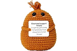 Handmade Potato Crochet Gift with Emotional Support