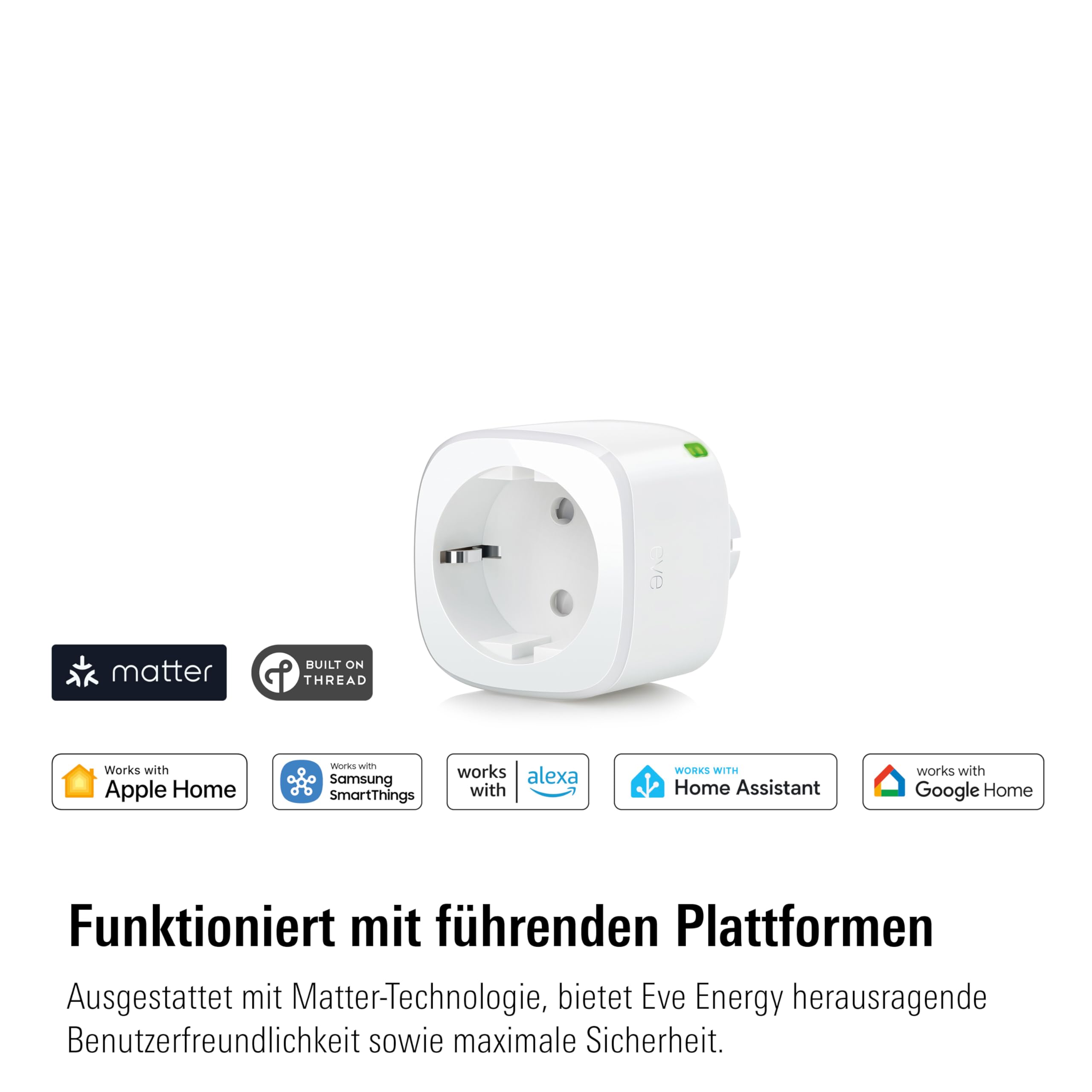 Eve Energy (Matter) - Prise Intelligente, Lot de 2