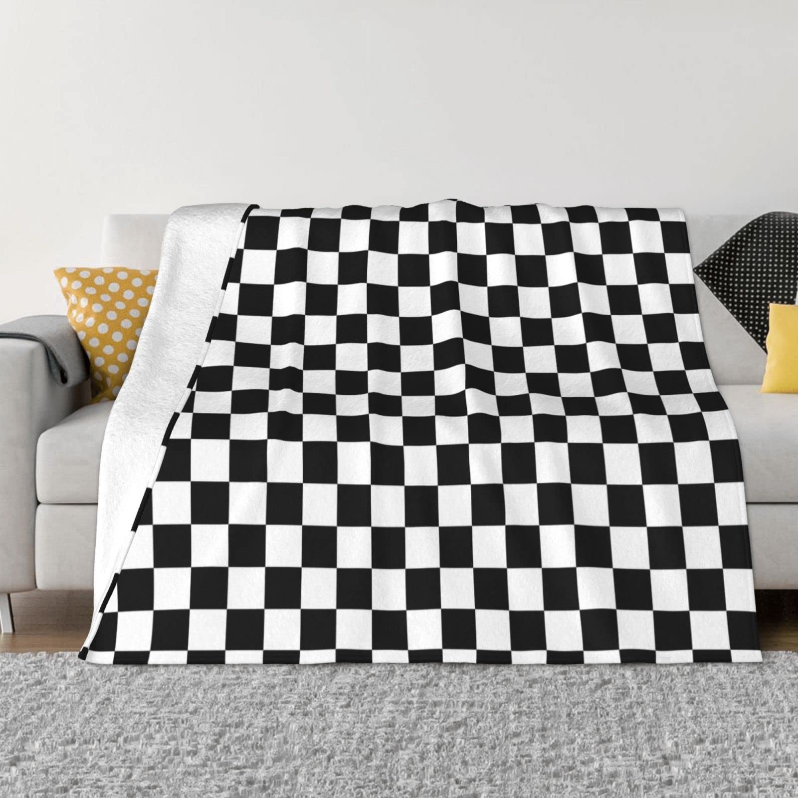 Couverture douce en flanelle pour lit et camping quatre saisons